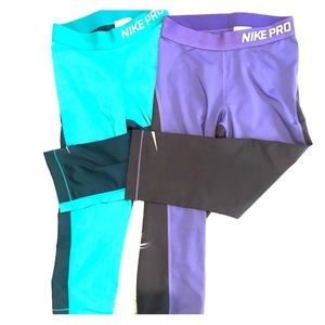 Nike Dri fit Capri bundle
